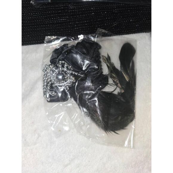 NWT Womens Black‎ Sequin Fringe Flapper 1920s Style Gatsby Party Dress Costume - Picture 7 of 8